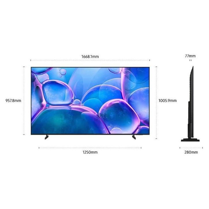 Samsung 75U7005F - TV LED 75 (190 cm) - 4K UHD 3840x2160 - HDR10+ - Smart TV - Gaming Hub - 3xHDMI - WiFi Samsung 75U7005F - TV LED 75 (190 cm) - 4K UHD 3840x2160 - HDR10+ - Smart TV - Gaming Hub - 3xHDMI - WiFi