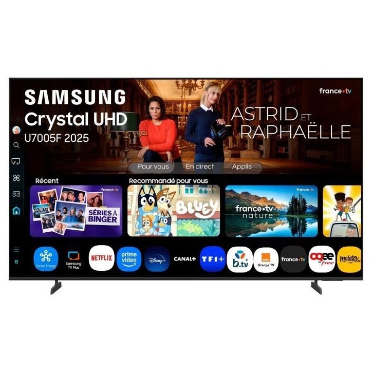 Samsung 43U7005F - TV LED 43 (109 cm) - 4K UHD 3840x2160 - HDR10+ - Smart TV - Gaming Hub - 3xHDMI - WiFi Samsung 43U7005F - TV LED 43 (109 cm) - 4K UHD 3840x2160 - HDR10+ - Smart TV - Gaming Hub - 3xHDMI - WiFi