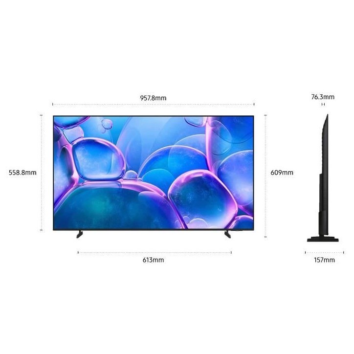 Samsung 43U7005F - TV LED 43 (109 cm) - 4K UHD 3840x2160 - HDR10+ - Smart TV - Gaming Hub - 3xHDMI - WiFi Samsung 43U7005F - TV LED 43 (109 cm) - 4K UHD 3840x2160 - HDR10+ - Smart TV - Gaming Hub - 3xHDMI - WiFi