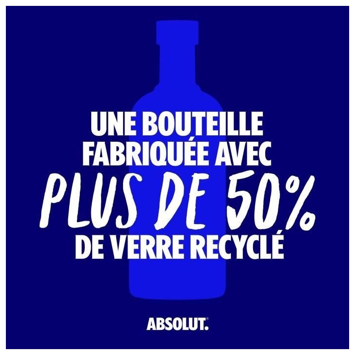Absolut - Original Vodka Suédoise - 40,0% Vol. - 70cl