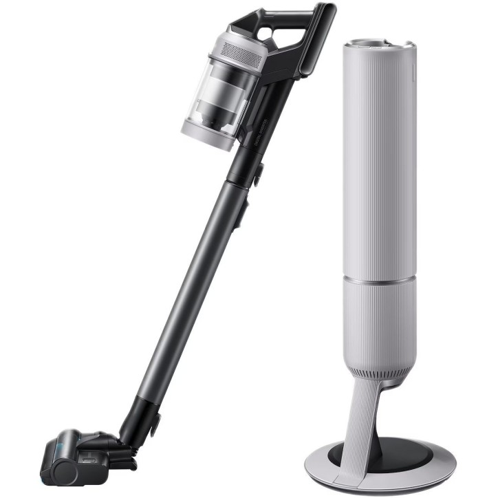 Aspirateur Balai sans fil - SAMSUNG BESPOKE AI Jet lite pet VS80F28ELP - 770 W - 280 AW - 60 min - 0,5 L - 86 dB - Gris Aspirateur Balai sans fil - SAMSUNG BESPOKE AI Jet lite pet VS80F28ELP - 770 W - 280 AW - 60 min - 0,5 L - 86 dB - Gris