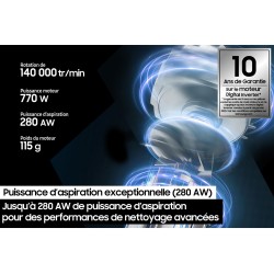 Aspirateur Balai sans fil - SAMSUNG BESPOKE AI Jet lite pet VS80F28ELP
