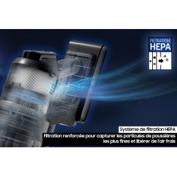 Aspirateur Balai sans fil - SAMSUNG BESPOKE AI Jet lite pet VS80F28ELP