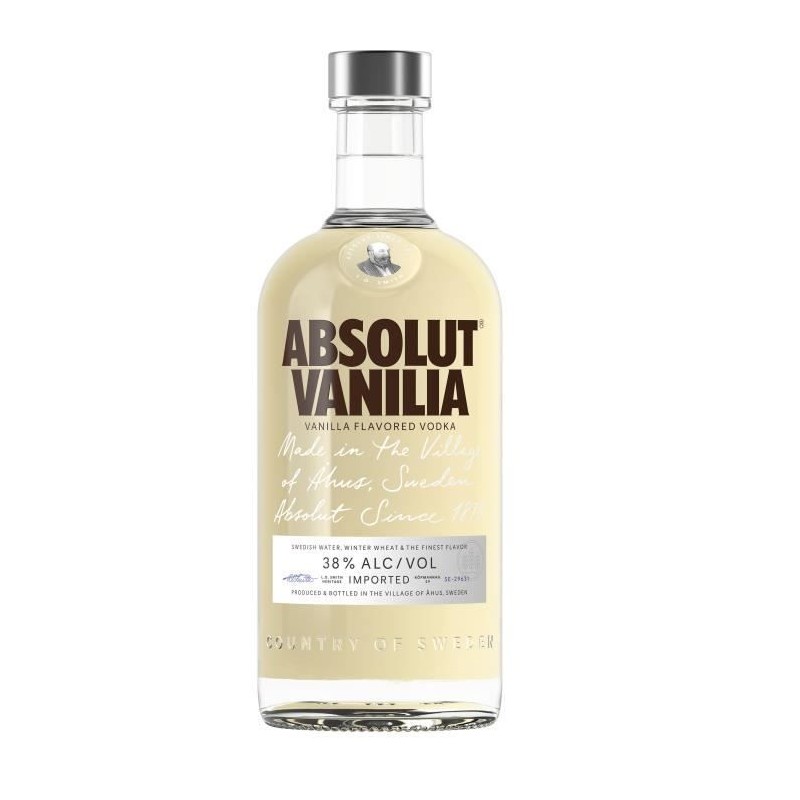 Absolut - Vanille - Vodka aromatisée - 38,0% Vol. Absolut - Vanille - Vodka aromatisée - 38,0% Vol.