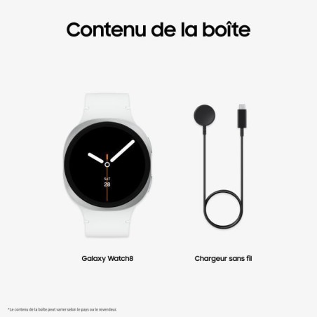 Samsung Galaxy Watch8 Montre connectée Bluetooth 44mm Silver