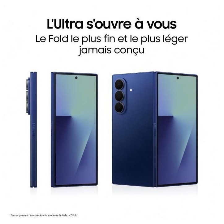Samsung Galaxy Z Fold7 5G Smartphone 256 Go Gris