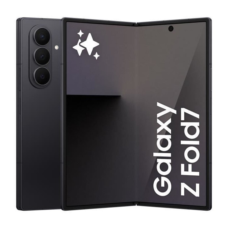 Samsung Galaxy Z Fold7 5G Smartphone 256 Go Noir Absolu