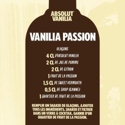 Absolut - Vanille - Vodka aromatisée - 38,0% Vol.