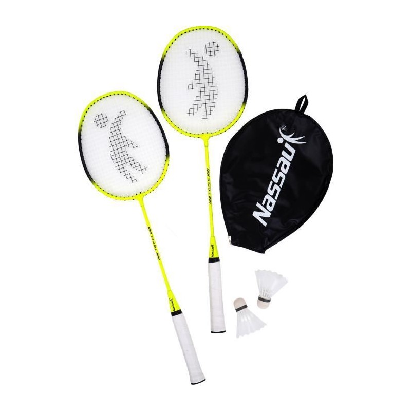 Set de badminton - NASSAU - Neon - 2 joueurs