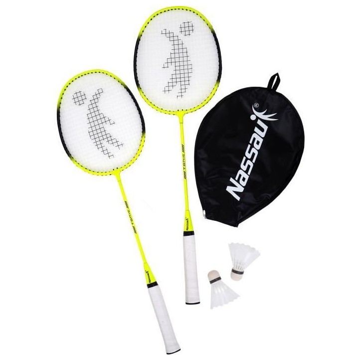 Set de badminton - NASSAU - Neon - 2 joueurs
