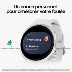 Samsung Galaxy Watch8 Montre connectée 4G 40mm Silver