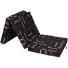 Chauffeuse pliante - SAMBA - Multi-position - Motif - 190 x 70 x 9 cm