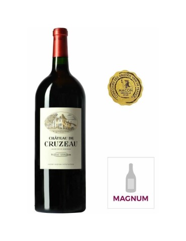 Magnum Château de Cruzeau 2020 Pessac Léognan - Vin Rouge de Bordeaux