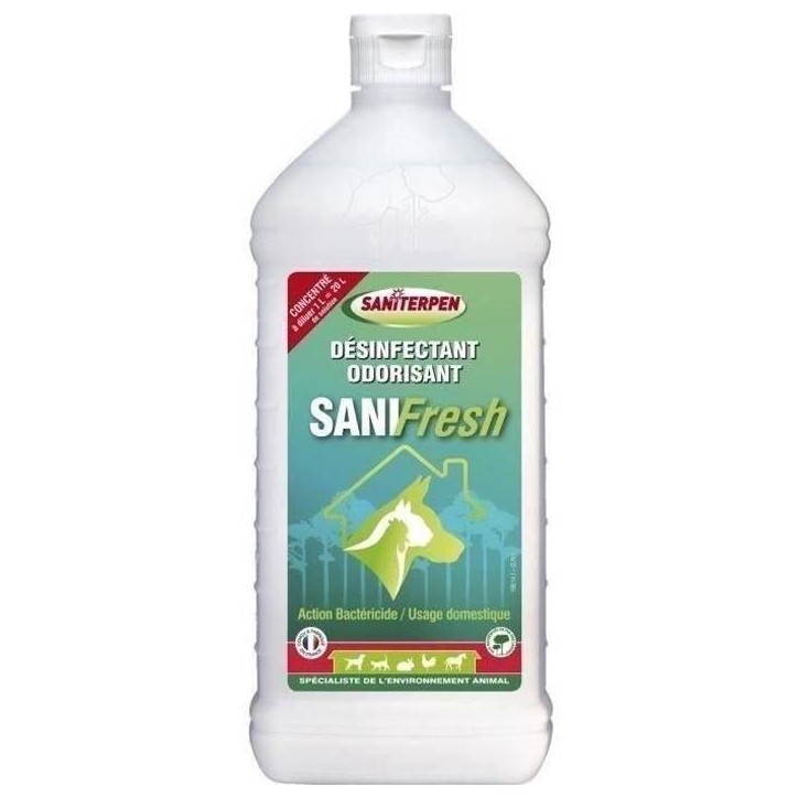 SANITERPEN SANIfresh - Désinfectant odorisant concentré pour les sols et surface SANITERPEN SANIfresh - Désinfectant odorisant concentré pour les sols et surface