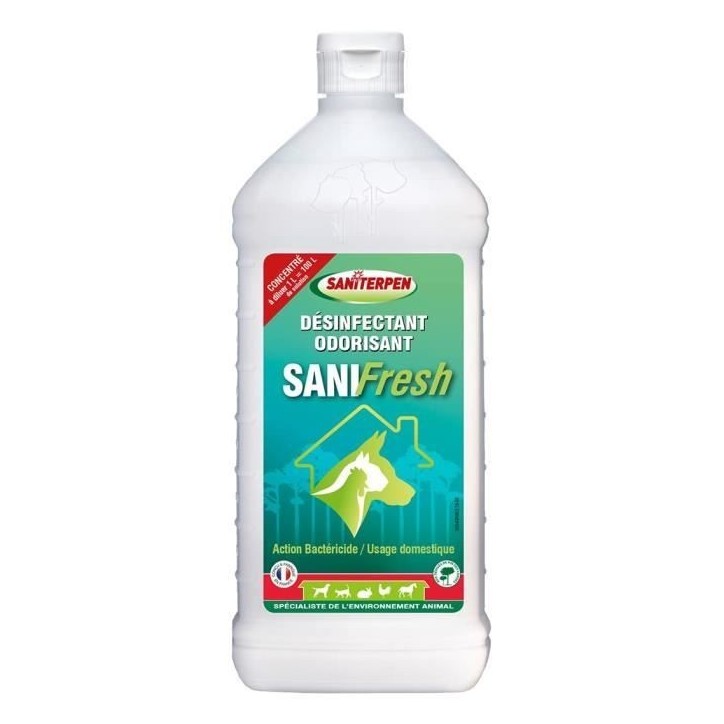 SANITERPEN SANIfresh - Désinfectant odorisant concentré pour les sols et surface SANITERPEN SANIfresh - Désinfectant odorisant concentré pour les sols et surface