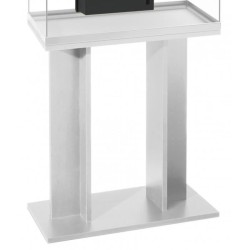 Meuble 60 cm pour Aquarium - Blanc - Montage facile - Design moderne