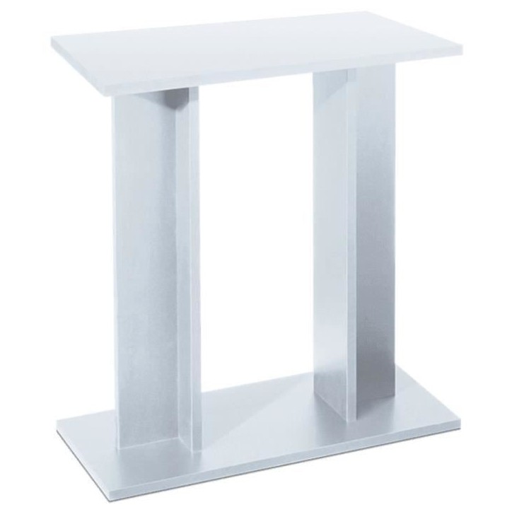 Meuble 60 cm pour Aquarium - Blanc - Montage facile - Design moderne Meuble 60 cm pour Aquarium - Blanc - Montage facile - Design moderne