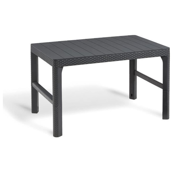 Salon de jardin avec table basse 2 en 1 - en résine - Allibert by KETER - 6 personnes - SanRemo - Gris graphite Salon de jardin avec table basse 2 en 1 - en résine - Allibert by KETER - 6 personnes - SanRemo - Gris graphite