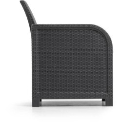 Fauteuil de jardin avec coussin - en résine - Allibert by KETER - San
