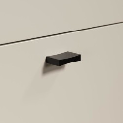 Buffet - SAO PAULO - Cachemire / Chene blond - 2 portes, 1 niche, 2 ti