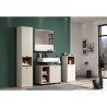 Salle de bain complete - Coloris Cachemire - L180 x H186 x P42 cm - Co