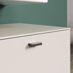 Salle de bain complete - Coloris Cachemire - L180 x H186 x P42 cm - Co