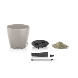 LECHUZA Pot de fleurs - Classico color 28 - Ø 28 x 26 - Kit complet -