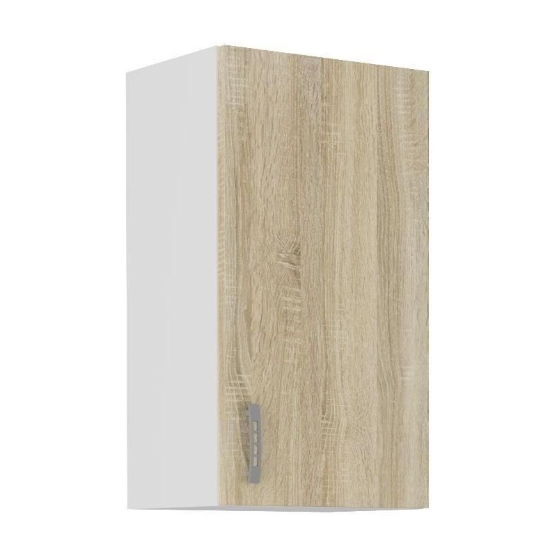 SARA Meuble haut - 1 porte - Décor chene sonoma - L40 x P31 x H71,5 c SARA Meuble haut - 1 porte - Décor chene sonoma - L40 x P31 x H71,5 c