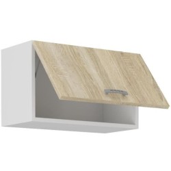 SARA Meuble hotte - Décor chene sonoma - L60 x P31 x H71,5 cm