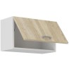 SARA Meuble hotte - Décor chene sonoma - L60 x P31 x H71,5 cm