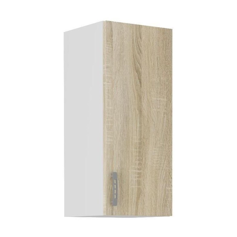 SARA Meuble haut - 1 porte - Décor chene sonoma - L30 x P31 x H71,5 c SARA Meuble haut - 1 porte - Décor chene sonoma - L30 x P31 x H71,5 c