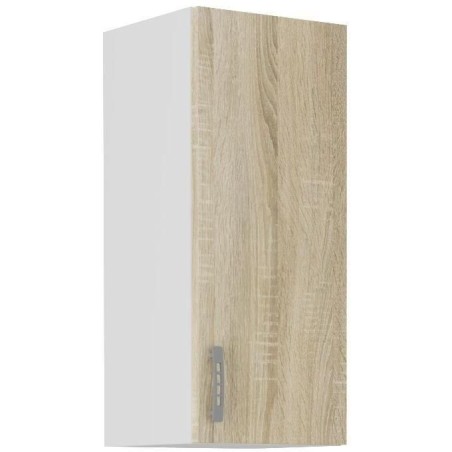 SARA Meuble haut - 1 porte - Décor chene sonoma - L30 x P31 x H71,5 c