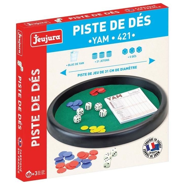 JEUJURA - 8154 - PISTE DE DES - YAM - 421 - DIAMETRE 31 CM JEUJURA - 8154 - PISTE DE DES - YAM - 421 - DIAMETRE 31 CM