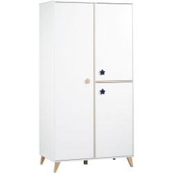 Chambre bébé trio OSLO - Lit 120x60 + Commode a langer 2 tiroirs ét