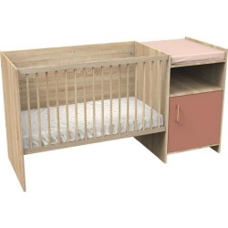 Lit combiné - 120 x 60 cm - Evolutif en 90 x 190 cm - CHARLIE - SAUTH