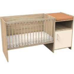 Lit combiné - 120 x 60 cm - Evolutif en 90 x 190 cm - CHARLIE - SAUTH