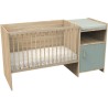 Lit combiné - 120 x 60 cm - Evolutif en 90 x 190 cm - CHARLIE - SAUTH