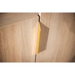 Chambre bébé trio AZUR - Lit 120x60 + Commode a langer 3 tiroirs + A