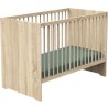 Chambre bébé duo MONTANA - Lit 120x60 + Commode a langer 2 tiroirs d