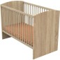 Chambre duo bébé - SAUTHON - Sam Chene doré - Lit bébé 120 x 60 cm et commode a langer
