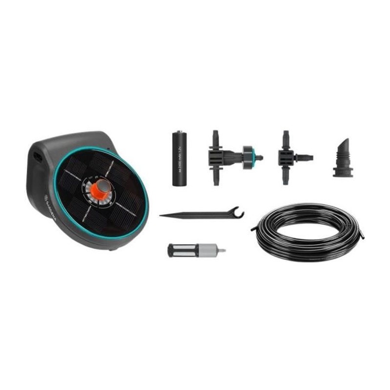 GARDENA AquaBloom - Solution d'arrosage automatique solaire pour 20 pl