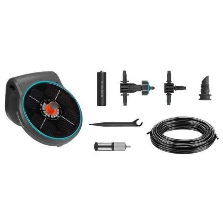 GARDENA AquaBloom - Solution d'arrosage automatique solaire pour 20 plantes GARDENA AquaBloom - Solution d'arrosage automatique solaire pour 20 plantes