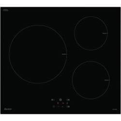 Table de cuisson induction SAUTER - 3 foyers - L60 cm - SI934B - 7200W
