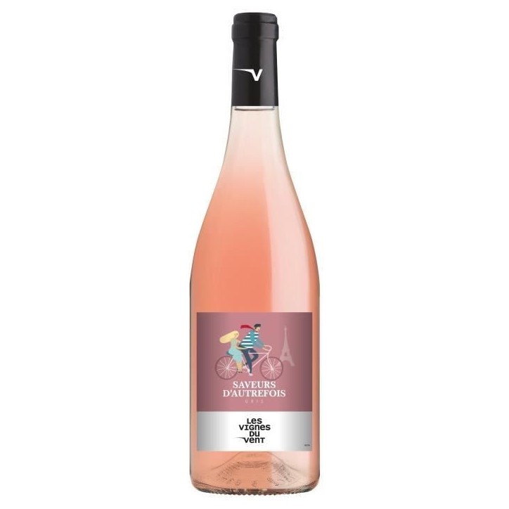 Saveurs d'Autrefois Les Vignes du Vent 2023 Côtes Catalanes - Vin rosé de Languedoc
