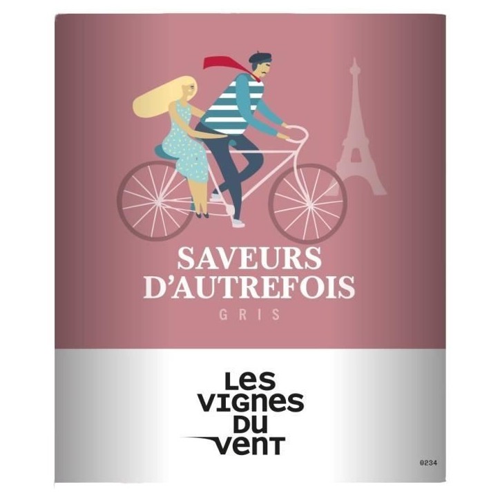 Saveurs d'Autrefois Les Vignes du Vent 2023 Côtes Catalanes - Vin rosé de Languedoc