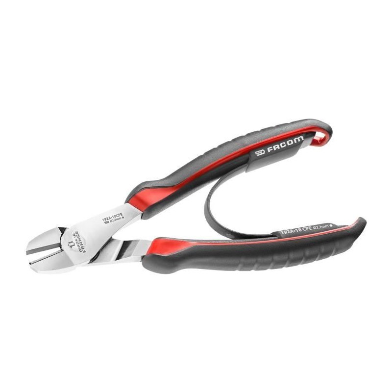Pince coupante diagonale FACOM 192A.18CPEPB - Longueur 180 mm - Plasti Pince coupante diagonale FACOM 192A.18CPEPB - Longueur 180 mm - Plasti