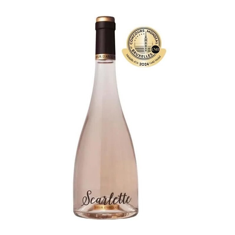 Scarlette Sieur d'Arques - IGP Pays d'Oc - Vin Rosé 75 cl Scarlette Sieur d'Arques - IGP Pays d'Oc - Vin Rosé 75 cl