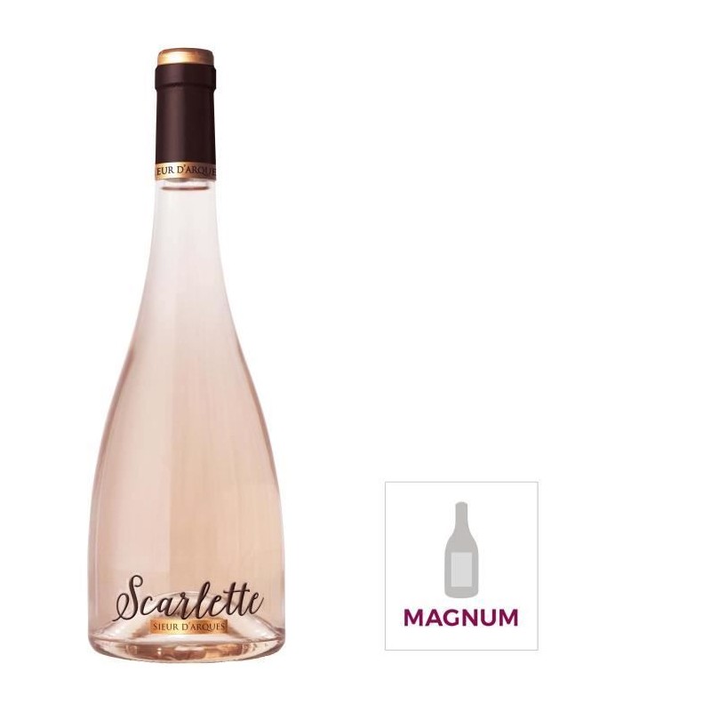 Magnum Scarlette Pays d'Oc - Vin rosé de Languedoc Magnum Scarlette Pays d'Oc - Vin rosé de Languedoc