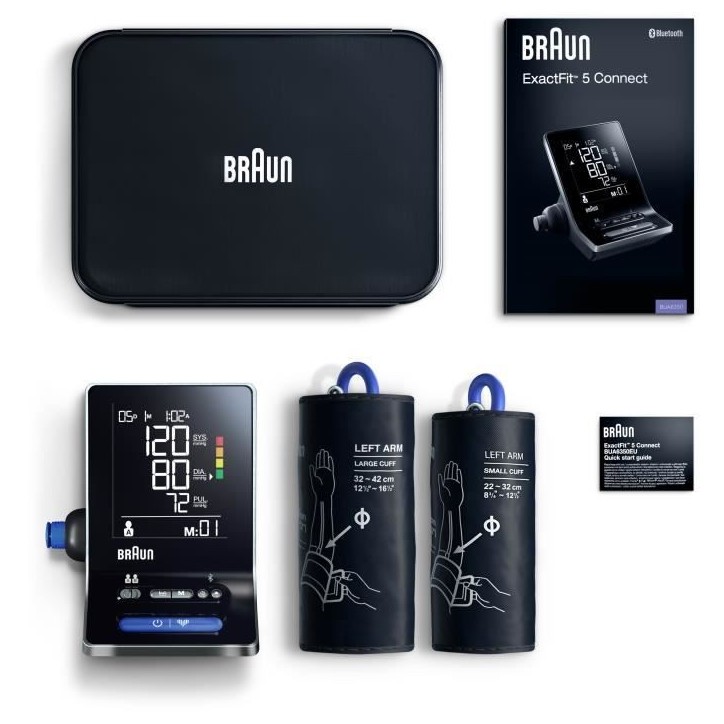 Tensiometre Braun Tensiometre intelligent ExactFit™ 5 Connect - BUA6350EU Tensiometre Braun Tensiometre intelligent ExactFit™ 5 Connect - BUA6350EU