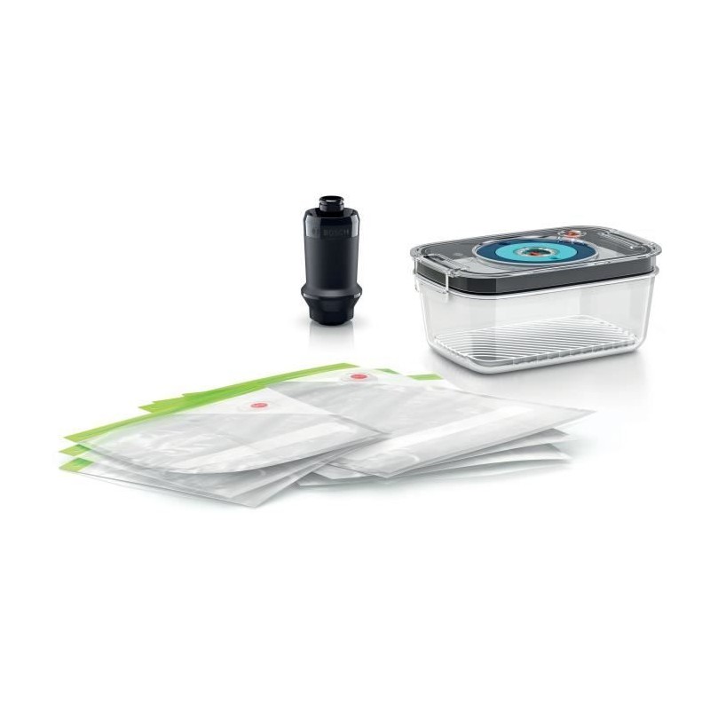 Kit pour mise sous vide - BOSCH - MSEV6FS1 - Boîte sous vide avec bac Kit pour mise sous vide - BOSCH - MSEV6FS1 - Boîte sous vide avec bac